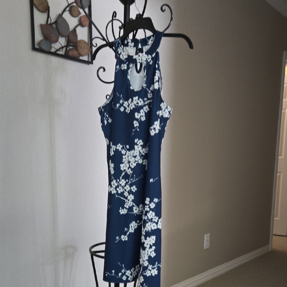 Floral Halter Neck Sundress